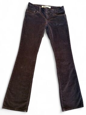 🤎 Vintage Y2K GAP Ultra Low Rise Corduroy Pants in Deep Brown Bootcut Flare 2005